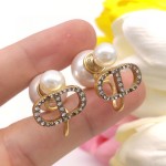 Dior stud earrings