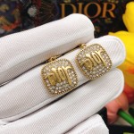 Dior stud earrings