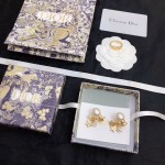 Dior stud earrings