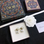 Dior stud earrings