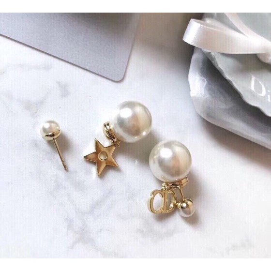 Dior stud earrings