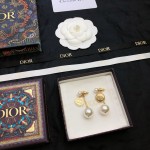 Dior stud earrings