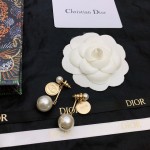 Dior stud earrings