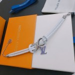 Louis Vuitton cowhide cord bracelet, same style as the couple