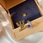 LLouis Vuitton LV Twig monogram stud earrings