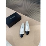 CHANEL ballerinas are timeless classics. Stay elegant Imported water-dyed sheepskin