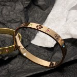 Louis Vuitton LV monogrammed openwork and gemstone bracelet