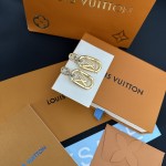 Louis Vuitton LV monogram earrings
