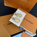 Louis Vuitton LV monogram earrings