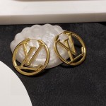 Louis Vuitton LV monogram earrings