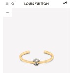 Louis Vuitton gold and silver two-tone monogram bracelet