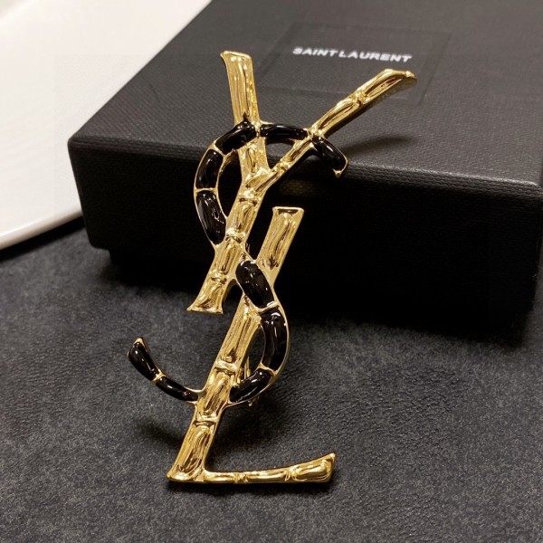 Saint Laurent YSL brooch