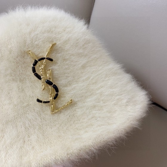 Saint Laurent YSL brooch