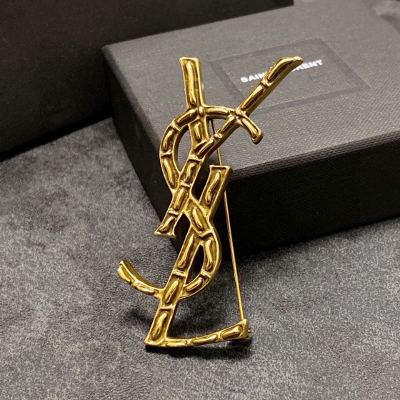 Saint Laurent YSL brooch
