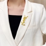 Saint Laurent YSL brooch