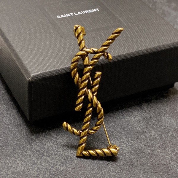 Saint Laurent YSL brooch