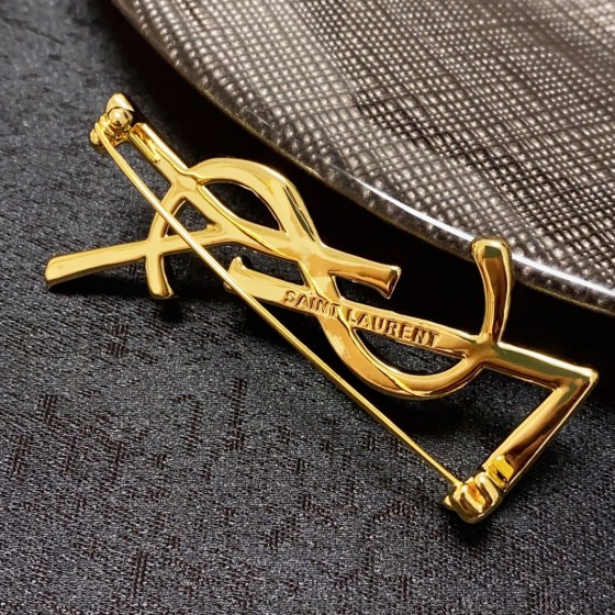 Saint Laurent YSL brooch