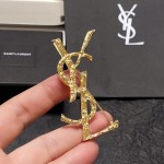 Saint Laurent YSL brooch