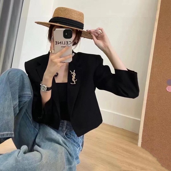 Saint Laurent YSL brooch