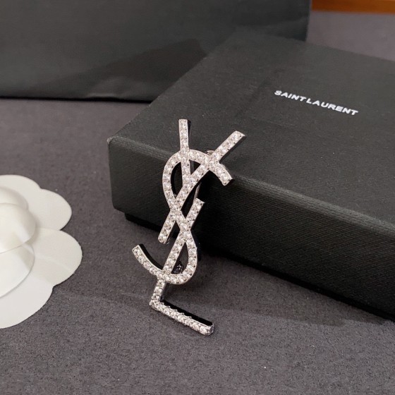 Saint Laurent YSL brooch