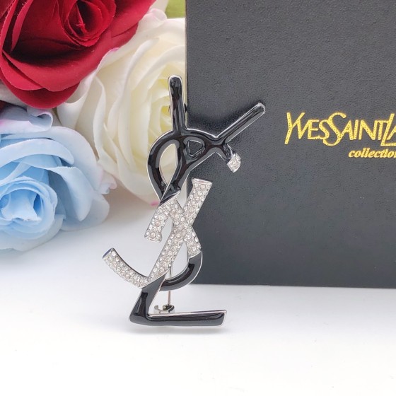 Saint Laurent YSL brooch