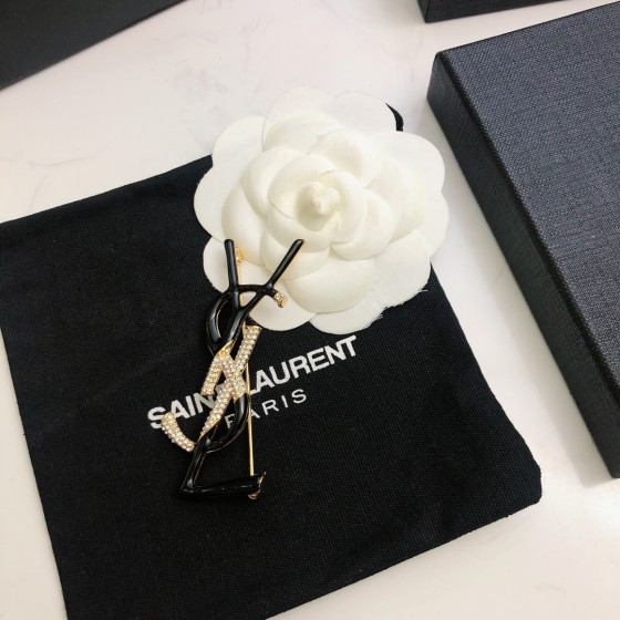 Saint Laurent YSL brooch