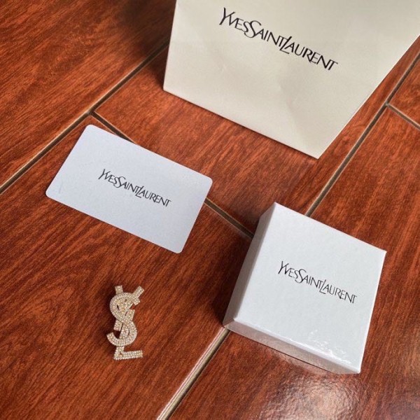 Saint Laurent YSL brooch