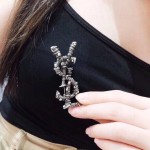Saint Laurent YSL brooch
