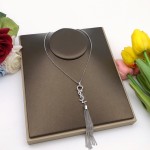 Saint Laurent YSL monogrammed tassel necklace