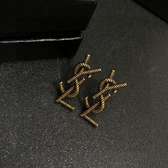 Saint Laurent YSL earrings studs