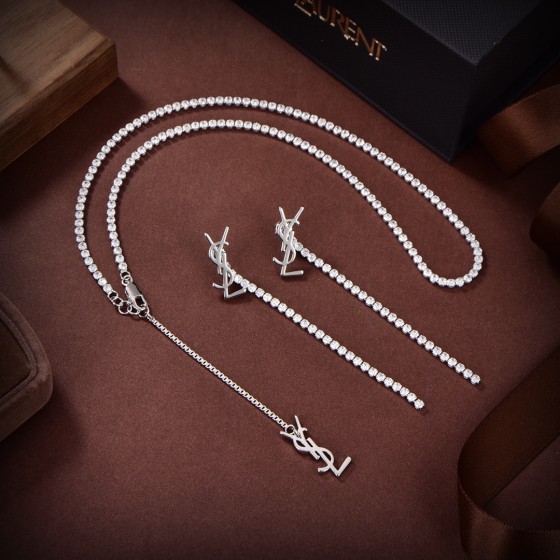 Saint Laurent YSL earrings studs