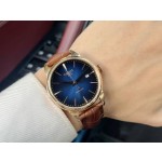 Tissot sapphire glass mirror 316 steel original double button butterfly buckle/genuine leather belt