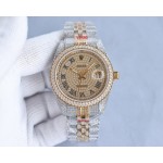 Rolex full diamond local luxury version 18k nanotechnology