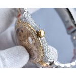 Rolex full diamond local luxury version 18k nanotechnology