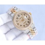 Rolex full diamond local luxury version 18k nanotechnology