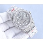 Rolex full diamond local luxury version 18k nanotechnology