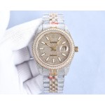 Rolex full diamond local luxury version 18k nanotechnology