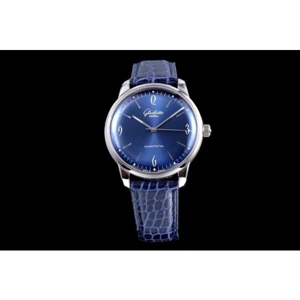 Glashütte - 60s vintage watches White gold plated antioxidant deck