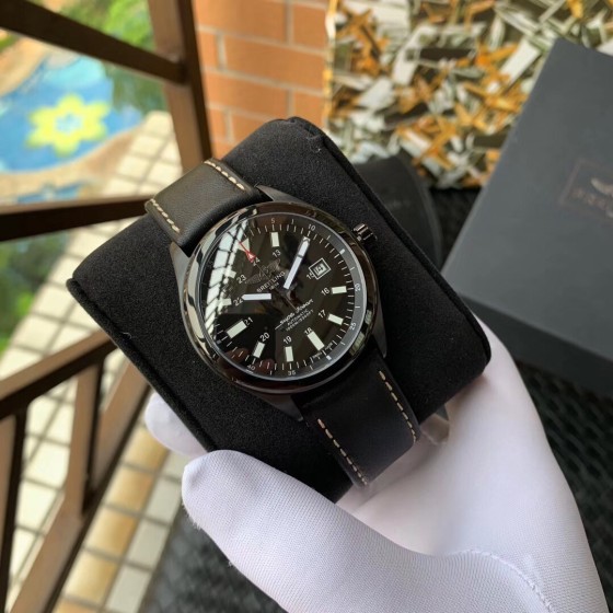 Breitling-Built-in Citizen 821A movement Sapphire scratch-resistant crystal Top layer calfskin strap