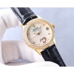 Rolex fashion women's watch simple three needle super luminous at night