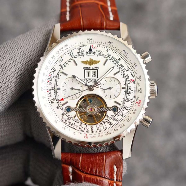 Breitling-Built-in automatic mechanical movement Classic men's watch 6 position flywheel