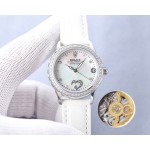 Rolex fashion women's watch simple three needle super luminous at night