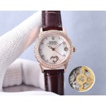 Rolex fashion women's watch simple three needle super luminous at night