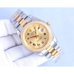 Rolex men's watch classic big three needle design