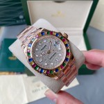 Rolex Yacht-Master inlaid with colored gemstones
