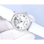 Rolex V8 version fashion women's watch simple three needle super luminous at night