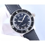 Blancpain - Fifty Quest Ultra-thin case with CNC engraved coin outer line process