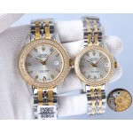 Rolex 316 top stainless steel material, stainless steel bezel set with multiple Swarovski diamonds
