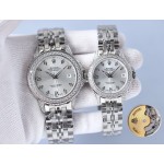 Rolex 316 top stainless steel material, stainless steel bezel set with multiple Swarovski diamonds