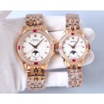 Rolex classic series couple mechanical moon phase watch